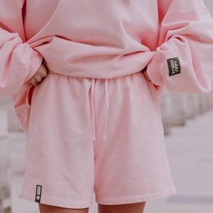 Daily Drills sweat shorts in Cupid!